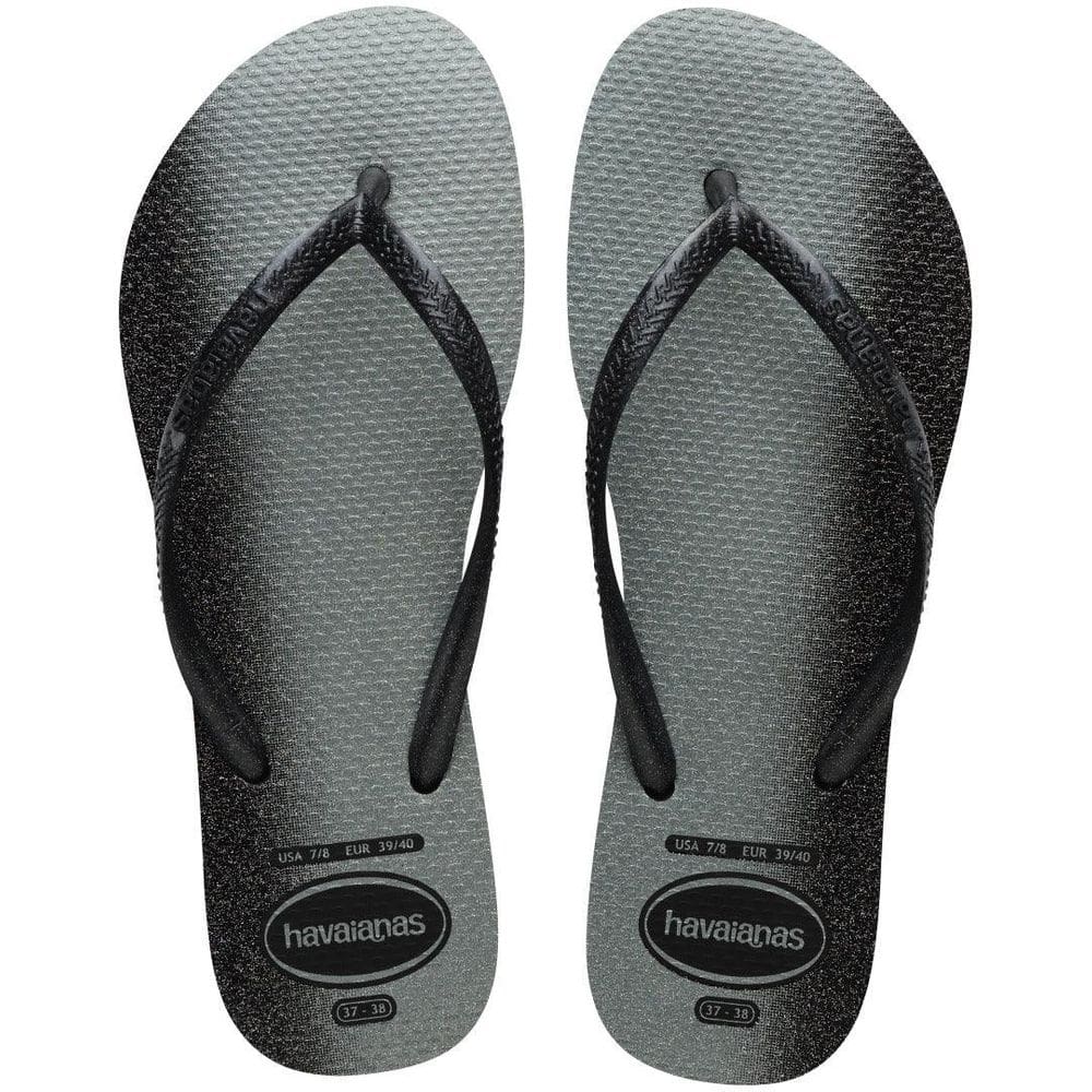 Chinelo Havaianas Slim Gloss Preta