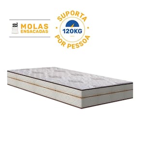 Colchão de Molas Ensacadas Luxury Solteiro 88cm