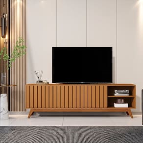 Bancada Sala de Estar para Tv até 70 Polegadas 140cm Marrom