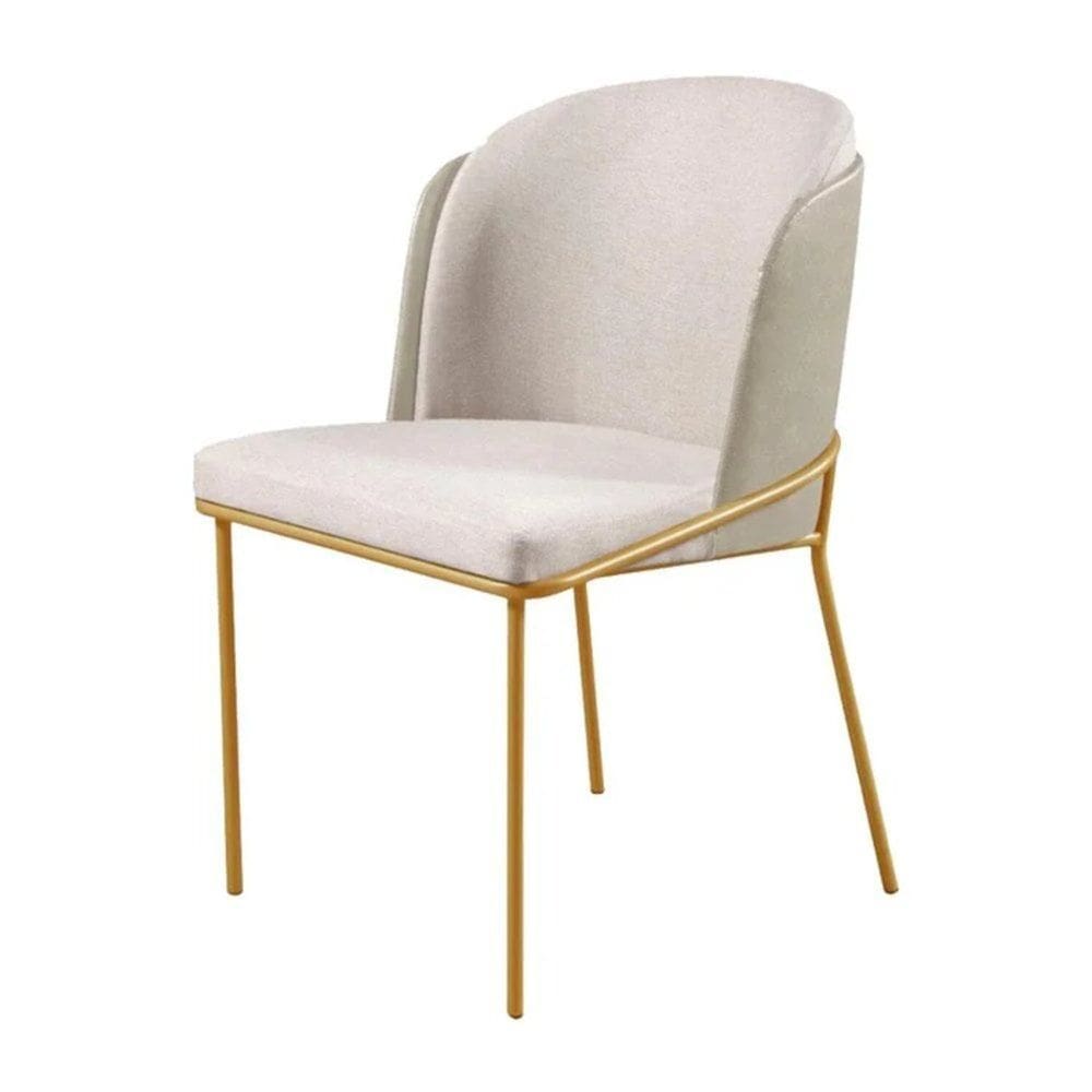 Cadeira para Sala de Jantar Aurora Bege/Pérola
