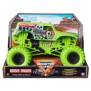 Monster Truck fundido sob pressão para colecionador Monster Jam Grave Digger 1:24