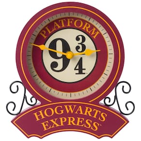 Relógio de parede Silver Buffalo Harry Potter Platform 9 3/4