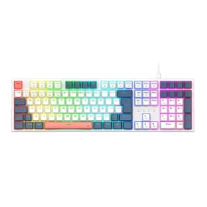 Teclado Mecânico Gamer Redragon Trundle - ABNT2 - RGB Chroma - Switch Brown - K668WBO-RGB PT-Brown