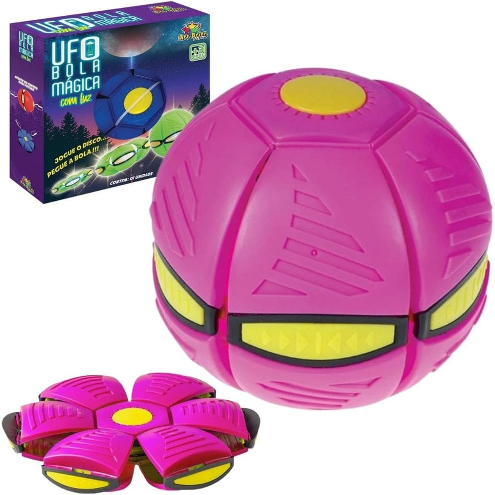 Magic Ball Com Luz E Som 15Cm