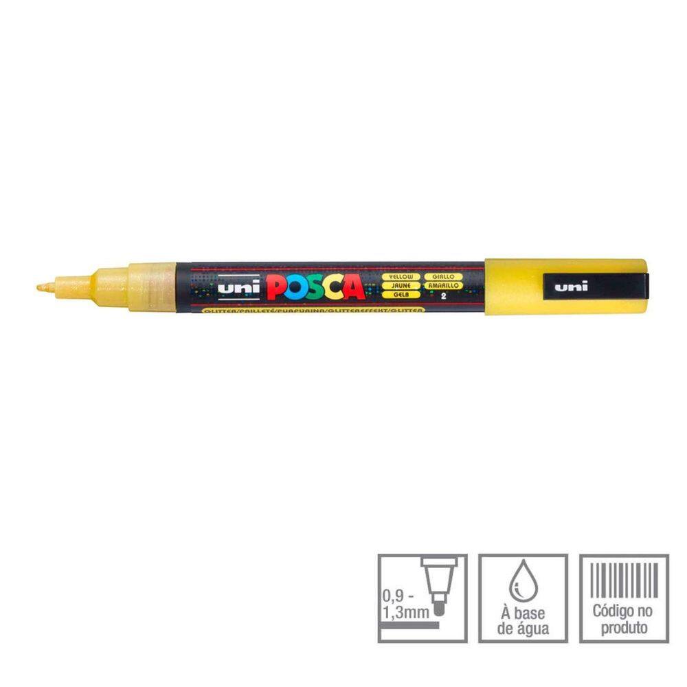 Caneta Posca 7M a Base de Água - Versátil, Prática e Durável