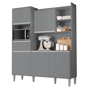 Cozinha Compacta Isabel 5 Portas e 1 Gaveta - AJL Móveis