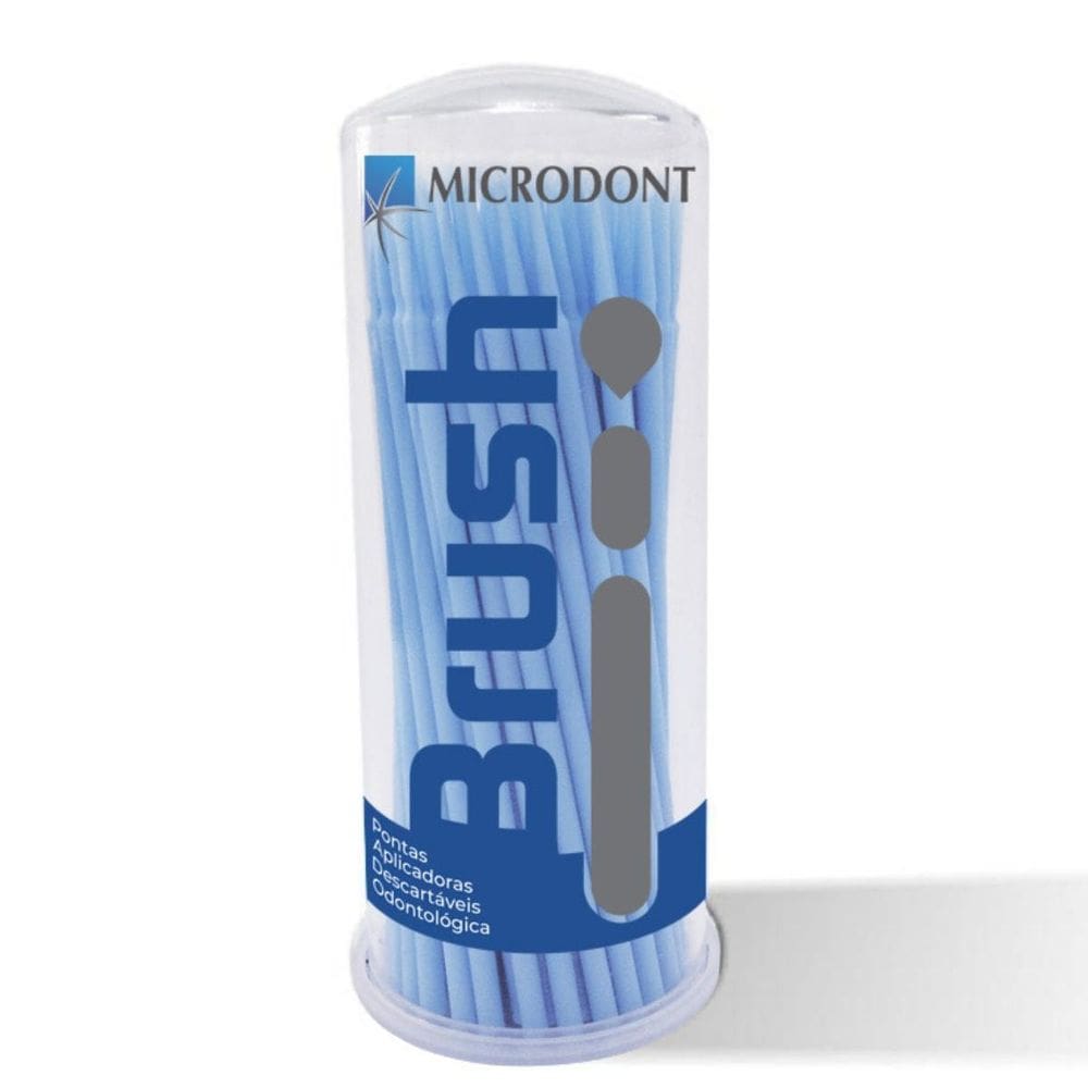 Aplicador Pincel Brush Regular Microbrush Com 100 Microdont