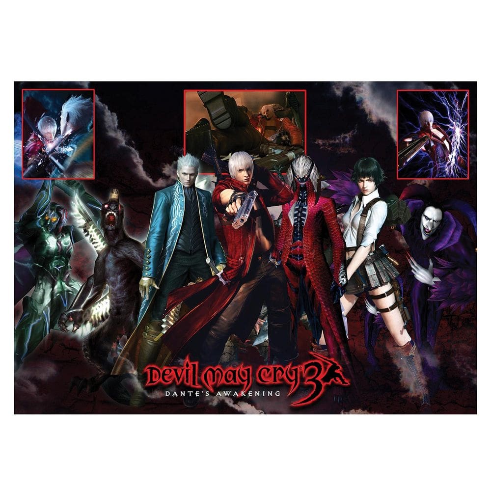 Quebra-cabeça Toynk Devil May Cry 3 Collage 1000 peças para adulto