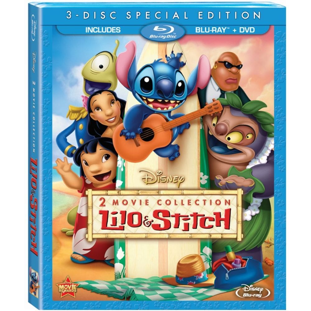 Coleção de dois filmes Blu-ray/DVD Lilo & Stitch Disney Baby