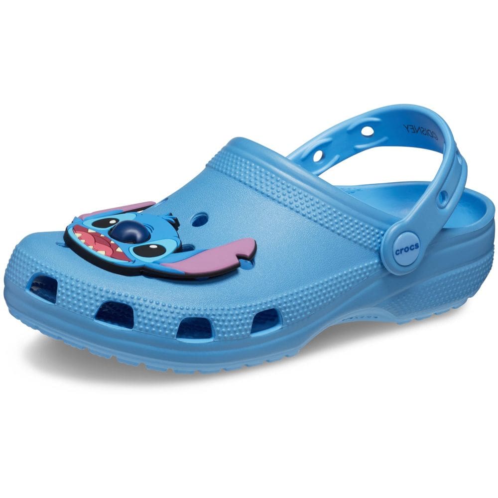 Clog Crocs, unissex Disney Stitch, azul clássico, tamanho 10, EUA, masculino