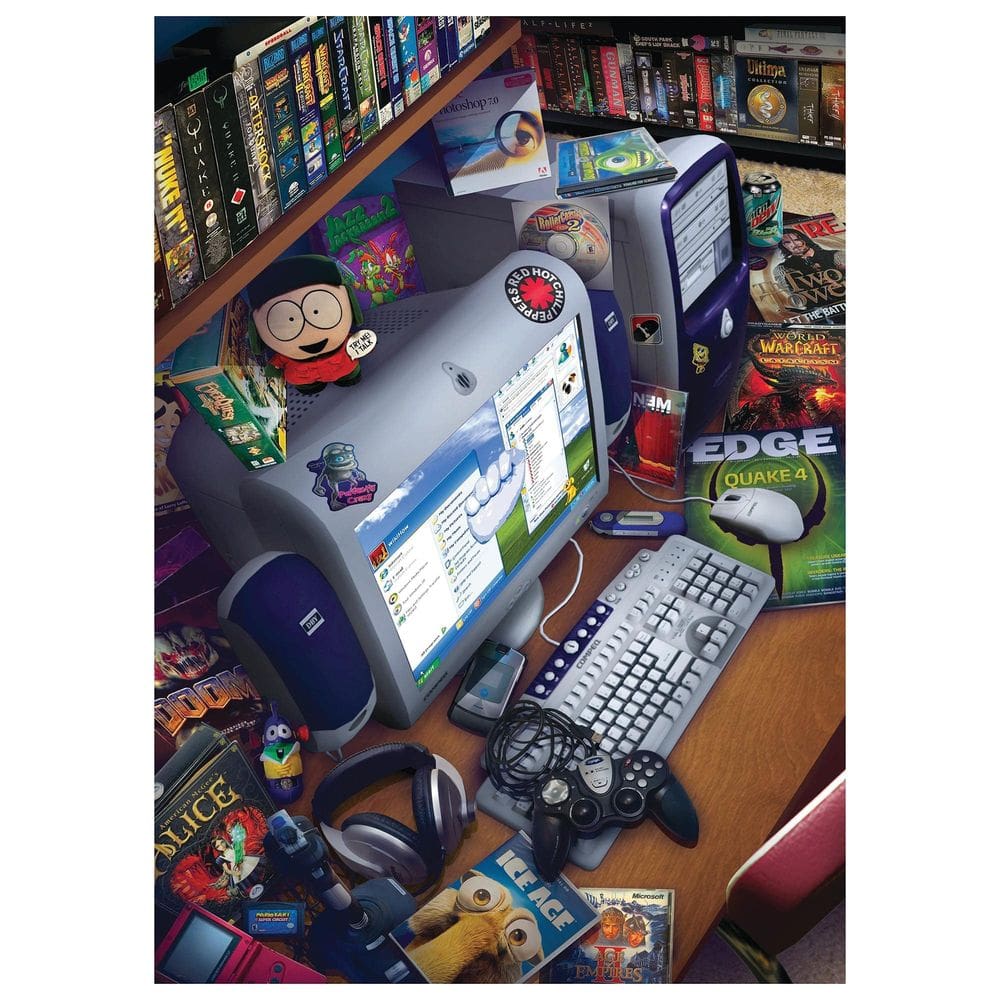 Quebra-cabeça Toynk PC Gaming Glory 1000 peças para adultos
