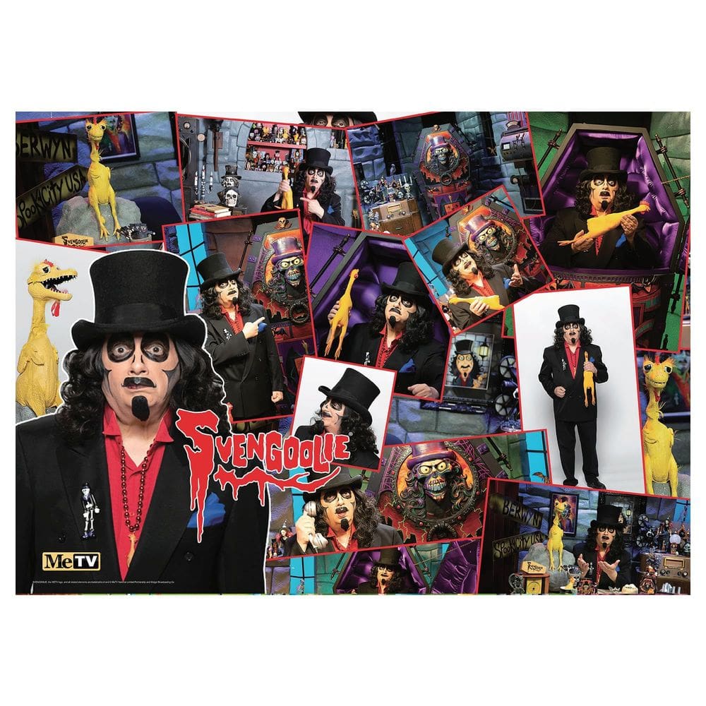 Quebra-cabeça Toynk Svengoolie Collage 1000 peças