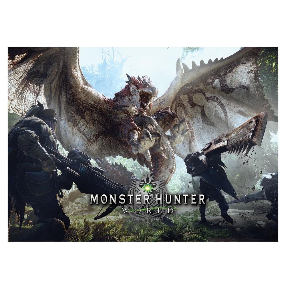 Quebra-cabeça Toynk Monster Hunter Dragon Battle 1000 peças
