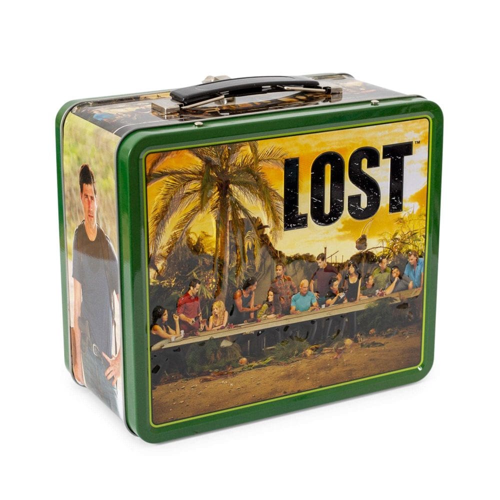 Lancheira Toynk LOST em lata de metal fundido 20x18x10 cm