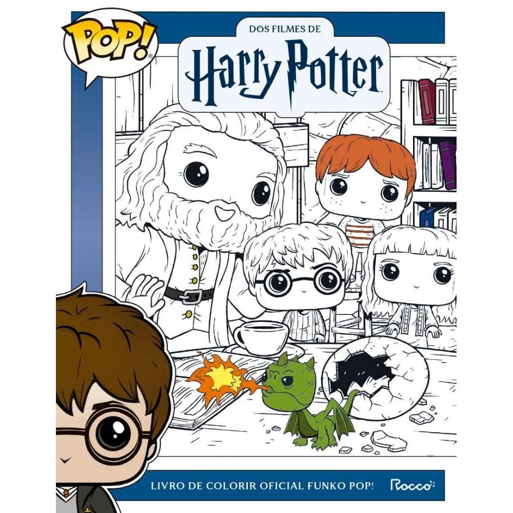 Livro de colorir oficial Funko Pop! Dos filmes de Harry Potter (1804)