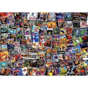 Quebra-cabeça Toynk, caixa de videogame, colagem de 1000 peças
