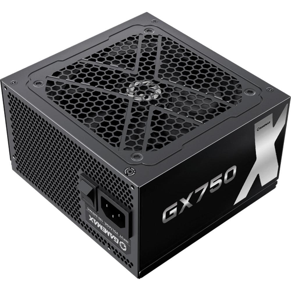 Fonte ATX 750W Modular 80 Plus Gold GX750 BK Gamemax Preto