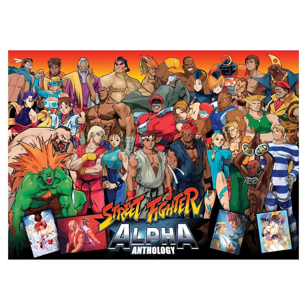 Quebra-cabeça Toynk Street Fighter Collage 1000 peças