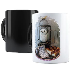 Caneca Mágica Edwiges Harry Potter Termossensível