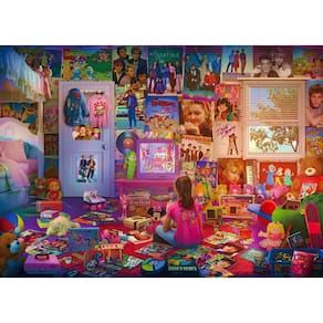 Quebra-cabeça Toynk Daydreams, cultura pop dos anos 80 e 90, 1000 peças