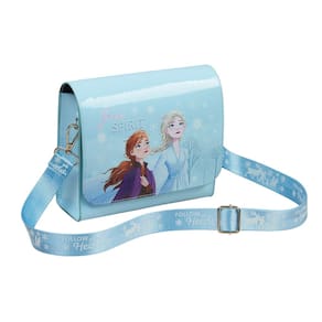 Bolsa de ombro Disney Stitch para mulheres e adolescentes azul claro