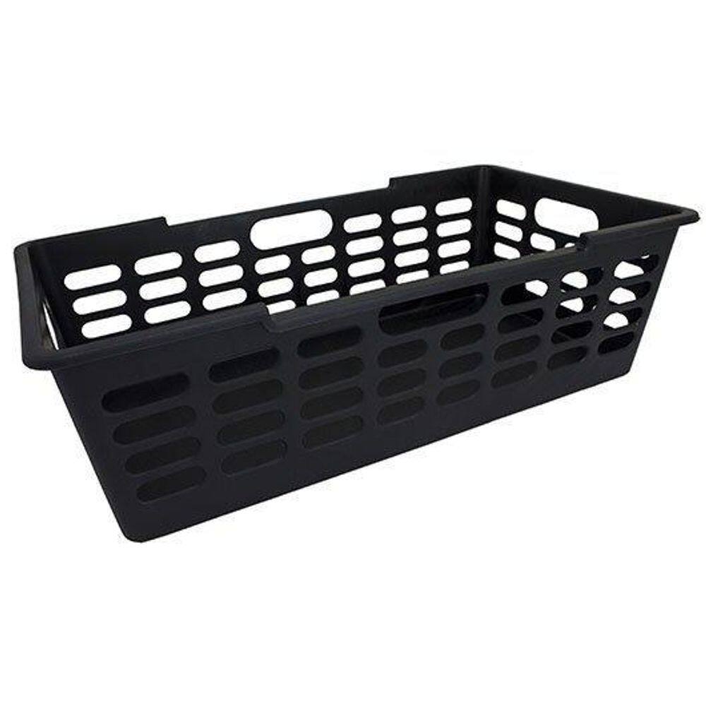 Cesto Multiuso Grande Atenas Preto 29X15X51Cm 25463 Arqplast