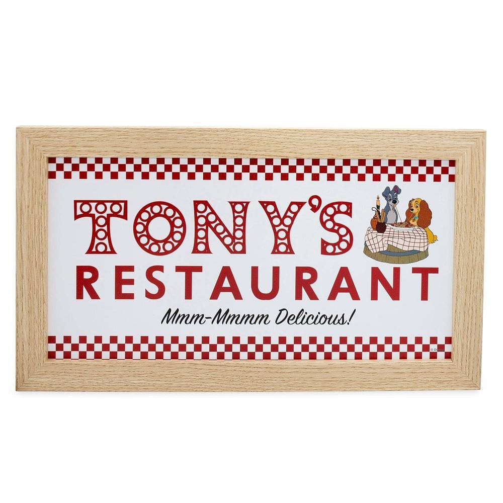 Pôster artístico de decoração de parede Silver Buffalo Disney Lady Tramp