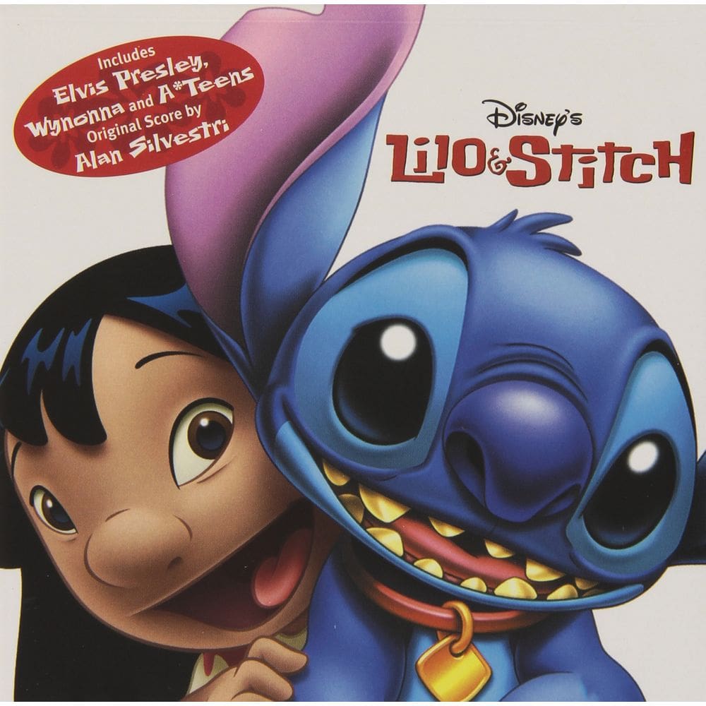 CD Walt Disney Records, álbum Lilo & Stitch, embalado em plástico