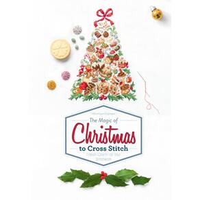 Livro Schiffer Publishing A magia do Natal em ponto cruz