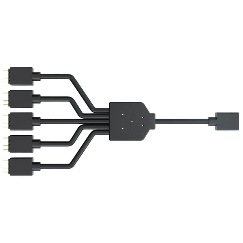 Cabo Divisor Cooler Master - 1 Cooler para 5 Coolers RGB - 58cm - Preto - MFX-AWHN-1NNN5-R