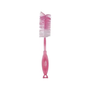 Escova Limpa Mamadeira E Bico Bebê Menina Multikids Rosa