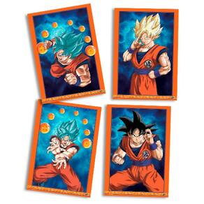 Quadros Decorativos 21X31Cm Dragon Ball Festas - Festcolor