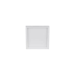 Plafon Deep Led 18W Quadrado 3000k Branco Stella