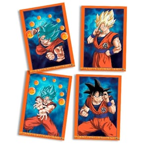 Quadros Decorativos 21X31Cm Dragon Ball Festas - Festcolor