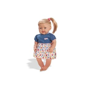 Boneca Em Vinil Coleção Quero Ser Mãe Papinha C/ Acessórios