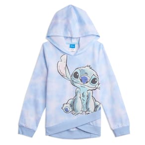 Pulôver Disney Lilo & Stitch French Terry com capuz para meninas 7-8