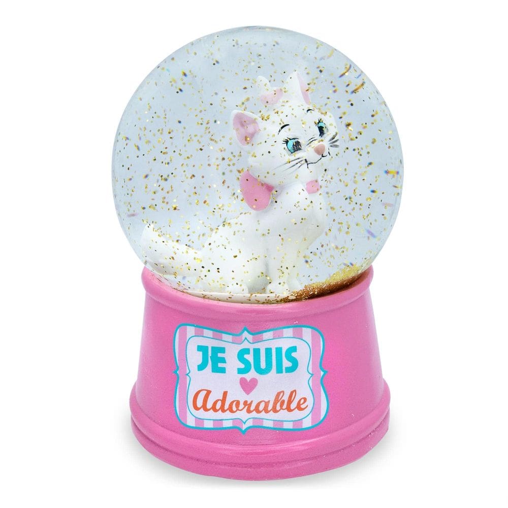 Globo de neve prateado Buffalo Disney Aristocats Marie 15cm