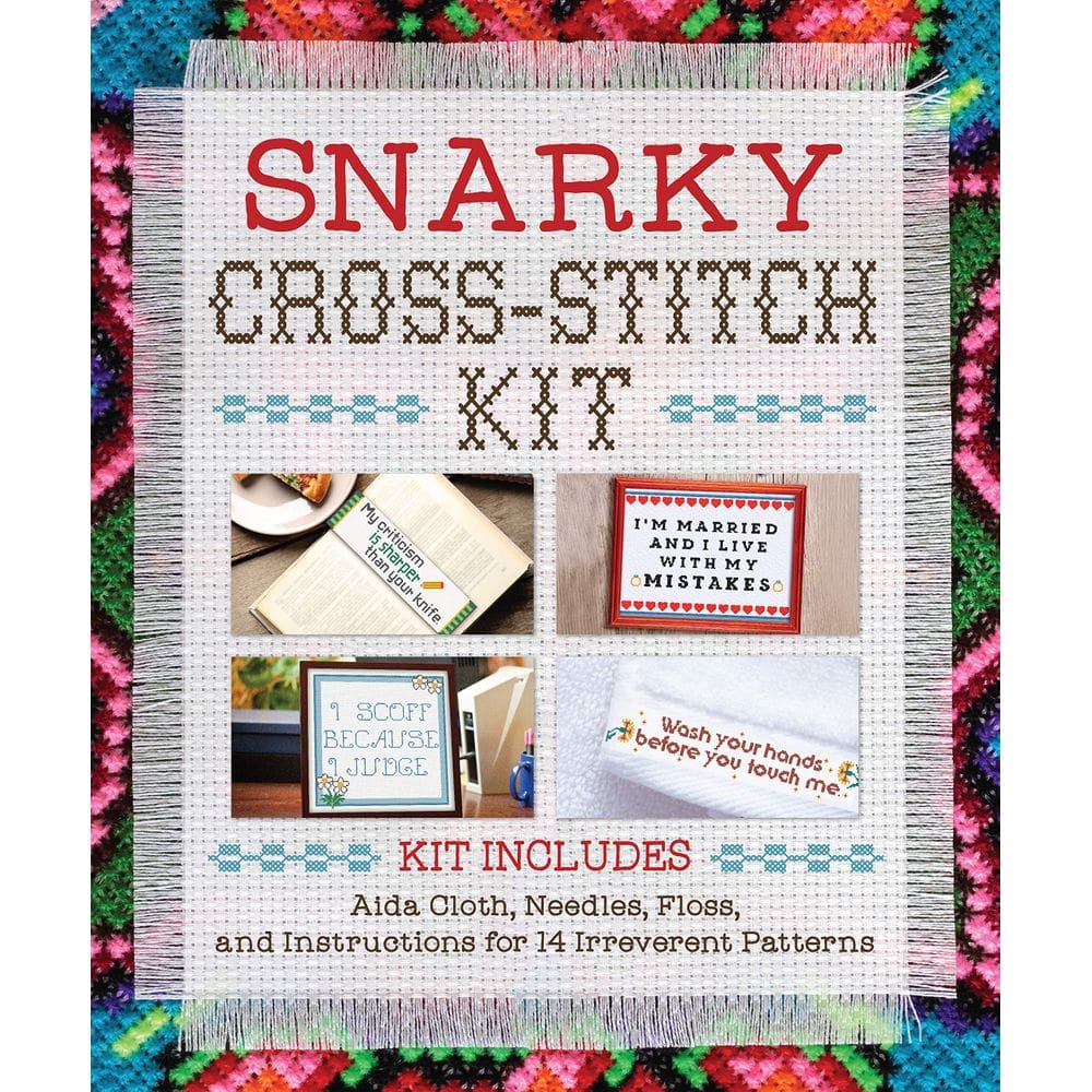 Kit de ponto cruzado Snarky da Publications International, Ltd.