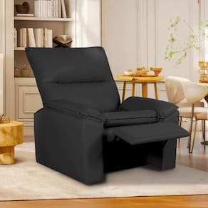Poltrona do Papai Reclinável Copenhagen Corino Preto