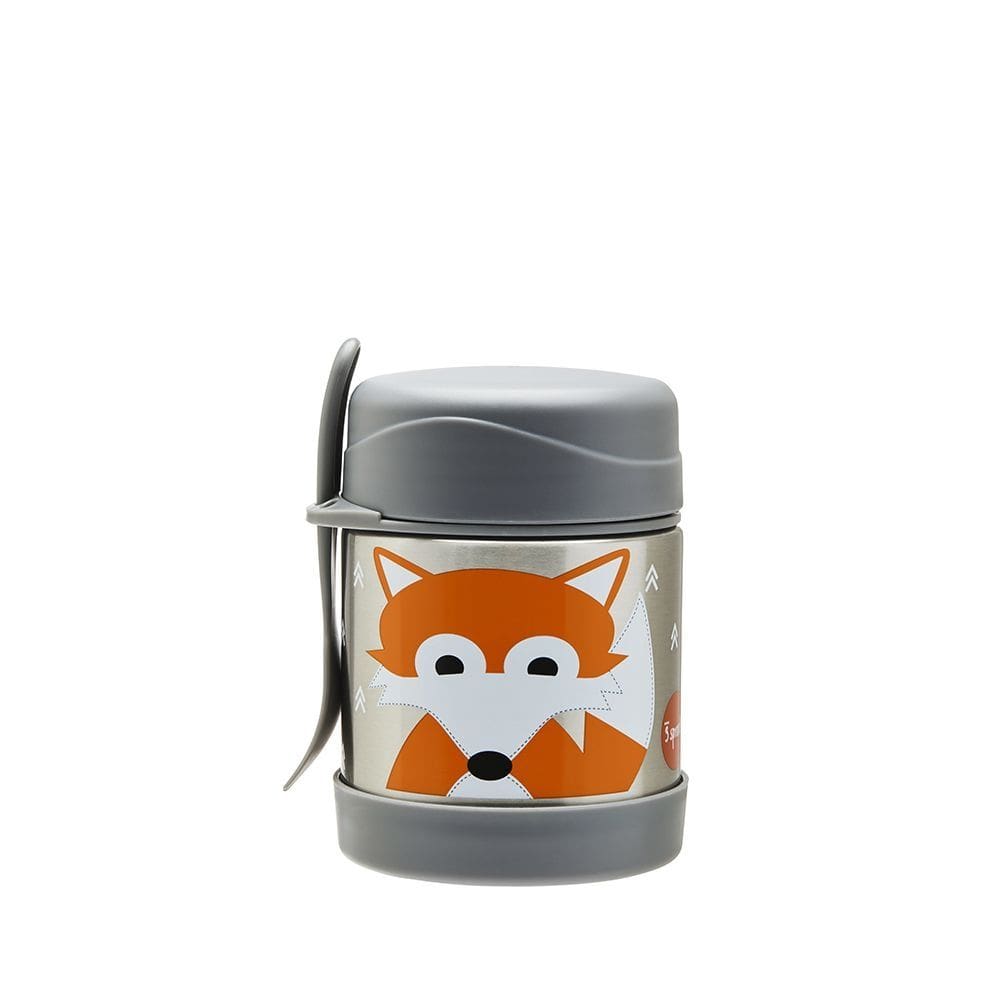 Pote Térmico Inox com Talher Raposa - 3 Sprouts