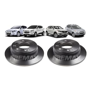 Disco Freio Traseiro Sportage I30 Tucson Ix35 2009-2019 Par