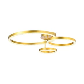 Plafon Skylight Holly 4003 Led Bivolt Dourado