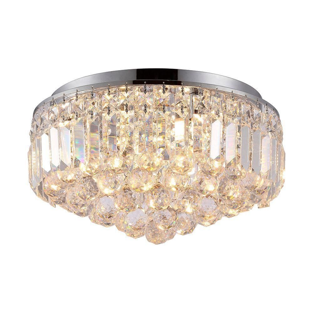 Plafon Skylight Khaleesis 3024 G9 Bivolt Cromado/transparente