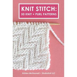Book Blurb Knit Stitch: 50 padrões Knit + Purl