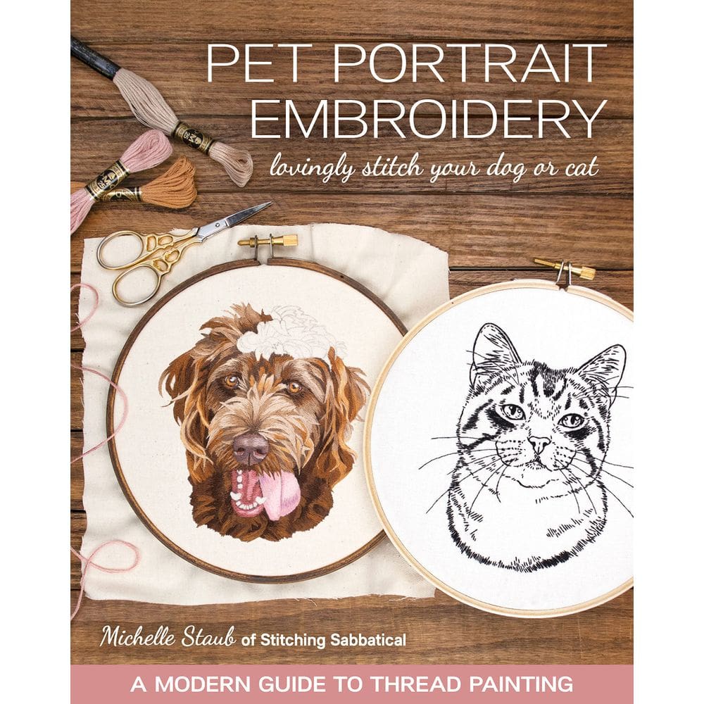 Livro C&T Publishing Pet Portrait Embroidery: um guia moderno
