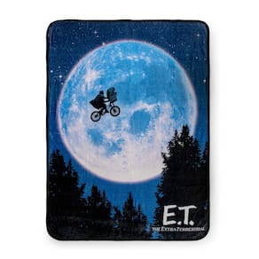 Throw Blanket Toynk E.T. The Extraterrestrial Bike Moon