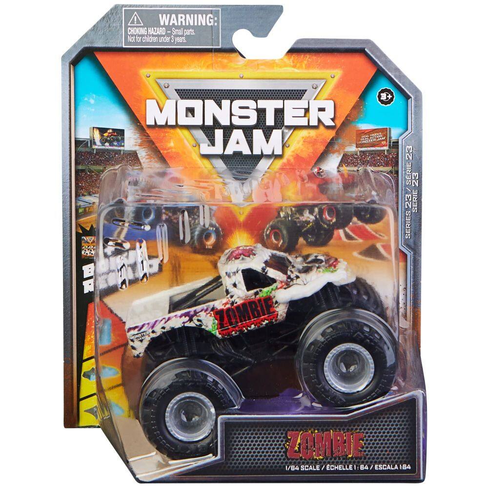 Caminhão Diecast Monster Jam Spin Master 2022 em escala 1:64 com bônus