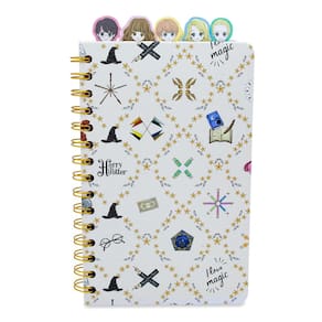 Caderno espiral Harry Potter Chibi Hogwarts 75 páginas