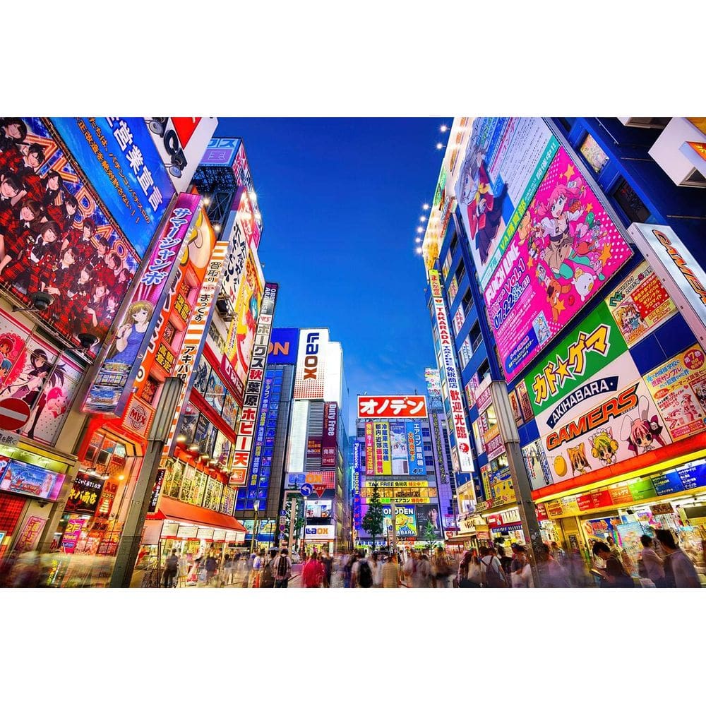 Quebra-cabeça Toynk Evening em Akihabara, Japão, 1000 peças