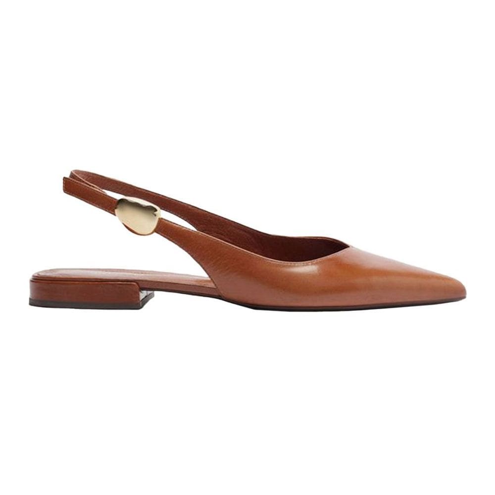Sapatilha Arezzo Slingback Metal Bold